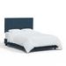 Latitude Run® Upholstered Low Profile Standard Bed Metal/Linen in Brown | 49 H x 74 W x 87 D in | Wayfair 38C7F34C11EE4949AEA4494299F1E44C