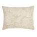 India's Heritage Bella Jacquard Cotton Linen Sham Linen Blend in White | 26 H x 20 W in | Wayfair Bella Jacquard Standard Sham