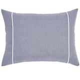 India's Heritage Chambray Cotton Sham 100% Cotton | 20 H x 36 W in | Wayfair Chambray Navy King Sham