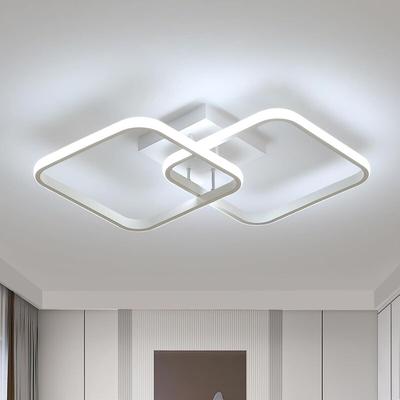 Comely - led Deckenleuchte, 42W 4700LM, Quadratische Acryl Deckenlampe, Moderner Aluminium Image