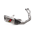 Akrapovic Slip-On Racing Line Titanium Exhaust System, silver