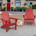 Recycled Plastic Modern Adirondack Chair,Outdoor Patio Chair