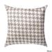 Cassius Houndstooth 20-inch Feather and Down Filled Throw Pillows (Set of 2)