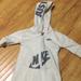 Nike One Pieces | Nike Just Do It One Piece Hooded Suit 3 Mos | Color: Cream | Size: 0-3mb