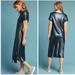 Anthropologie Dresses | Anthro Moulinette Soeurs Sequin Easy Fit Shift Dress | Color: Blue | Size: Xs