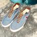 Polo By Ralph Lauren Shoes | Euc Polo By Ralph Lauren Vaughn Chambray Sneakers | Color: Blue/Red | Size: 12