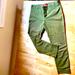 Anthropologie Pants & Jumpsuits | Green Cartonnier Pants W/ Cut Outs Anthropologie | Color: Green | Size: 10