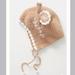 Anthropologie Accessories | Anthropologie-Delilah Baby Bonnet | Color: Tan/White | Size: Osbb