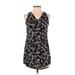 Old Navy Casual Dress: Black Floral Motif Dresses - Women's Size X-Small