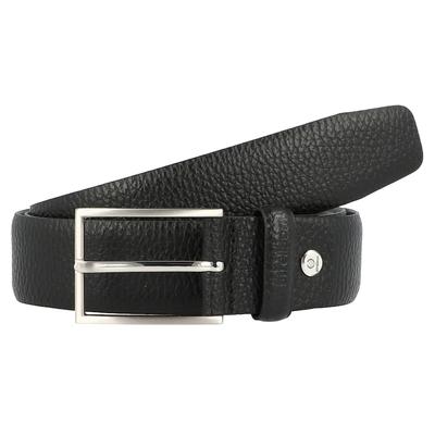 Strellson Gürtel Leder 100 cm Schwarz Herren