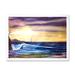 East Urban Home Water Sea Sky Sunset Beauty In Nature Waves - Nautical & Coastal Canvas Wall Art Print Plastic | 34 H x 44 W x 1.5 D in | Wayfair