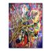 East Urban Home Abstract Multicolored Music Impression - Bohemian & Eclectic Canvas Wall Art Print Metal | 40 H x 30 W x 1.5 D in | Wayfair
