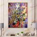East Urban Home Abstract Multicolored Music Impression - Bohemian & Eclectic Canvas Wall Art Print Metal | 40 H x 30 W x 1.5 D in | Wayfair