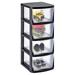 Juggernaut Storage 4 Drawer Storage Chest Plastic in Black | 33 H x 13 W x 15 D in | Wayfair RDT4