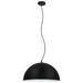 Rafaelino Structured Black Pendant