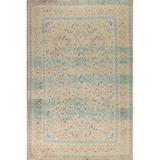 Distressed Traditional Mashad Persian Area Rug Handmade Wool Carpet - 9'6" x 12'5"