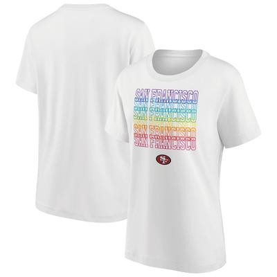 San Francisco 49ers Pride Graphic T-Shirt – Weiß – Damen Image