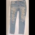 American Eagle Outfitters Jeans | American Eagle Hi-Rise Super Stretch Light Denim Jegging Jean Size 14 | Color: Blue | Size: 14