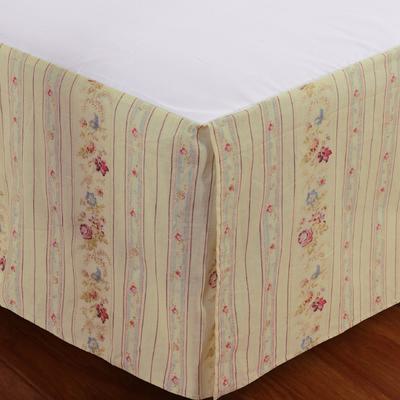 Antique Rose Bed Skirt by Greenland Home Fashions in Multi (Size QUEEN)