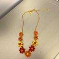 Kate Spade Jewelry | Kate Spade Floral Statement Necklace | Color: Pink/Red/Yellow | Size: Os