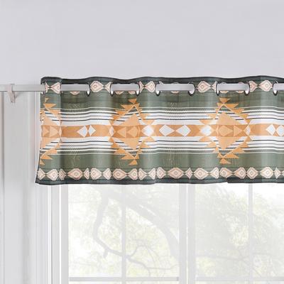 Zuma Window Valance by Barefoot Bungalow in Cactus