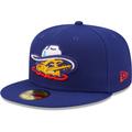 Men's New Era Royal Amarillo Sod Poodles Authentic Collection 59FIFTY Fitted Hat