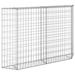 Arlmont & Co. Trapezium Gabion Raised Bed Galvanized Steel Wall Basket Multi Sizes Metal | 39.37 H x 59.06 W x 7.87 D in | Wayfair