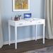 Vanity Table 40"Long/White with 2 Drawers and 1 Foldable Mirror - 40.15" x 17.72" x 30"