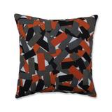 Pillow Perfect Halloween Tabs Orange 18-inch Throw Pillow