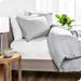 Bare Home Soft Hypoallergenic Microfiber Duvet Cover and Sham Set