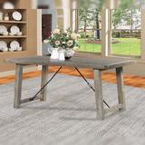 Farmhouse / Modern Farmhouse / Elegant Dining Table In Natural Look Finish In Rowan Gray 72" X 36" X 30"