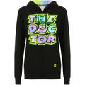 VR46 The Doctor Felpa con cappuccio da donna, nero-multicolore, dimensione S per donne