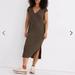 Madewell Dresses | Madewell V-Neck Muscle Tank Dress | Color: Green | Size: S