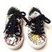 Disney Shoes | Disney Parks Kids Mickey Mouse Design Lace Tennis Shoes Sneakers Sz 9-10 | Color: Black/Red | Size: 9/10