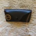 Ray-Ban Accessories | Black Ray-Ban Sunglass Case. | Color: Black/Gold | Size: Os