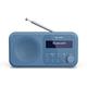 SHARP DR-P420 Portables Digitalradio (DAB/DAB+/FM mit RDS, USB, Bluetooth 5.0, 3,5mm Klinke Wecker-Funktionen), Blau