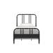 Katahdin Twin Platform Bed by Sand & Stable™ Metal in White | 47.2 H x 42 W x 79.41 D in | Wayfair 2284323629694519A6A252ADDB94F25F
