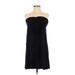 Express Casual Dress - Shift: Black Solid Dresses - Women's Size X-Small