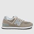 New Balance 574 trainers in grey