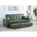 Latitude Run® sleeper sofa w/ 2 Pillows, convertible sofa, pull out couch Microfiber/Microsuede in Green | Wayfair 2939A9A4BA004350A81446E31DAC43EE