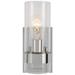 Cardiff Polished Nickel 1 Light Sconce