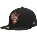 Men's New Era Black Inland Empire 66ers Authentic Collection Team 59FIFTY Fitted Hat