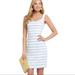 Lilly Pulitzer Dresses | Lilly Pulitzer "Nienie" Boucle Blue And White Stripe Dress Size 0 Euc | Color: Blue/White | Size: 0