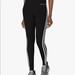 Adidas Pants & Jumpsuits | Adidas Women's Designed 2 Move 3-Stripes High-Rise Long Tights | Color: Black | Size: S