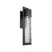 Modern Forms Mist 1 - Bulb Integrated LED Outdoor Armed Sconce Aluminum/Glass/Metal in Black | 20 H x 6.5 W x 5.5 D in | Wayfair WS-W54020-BK