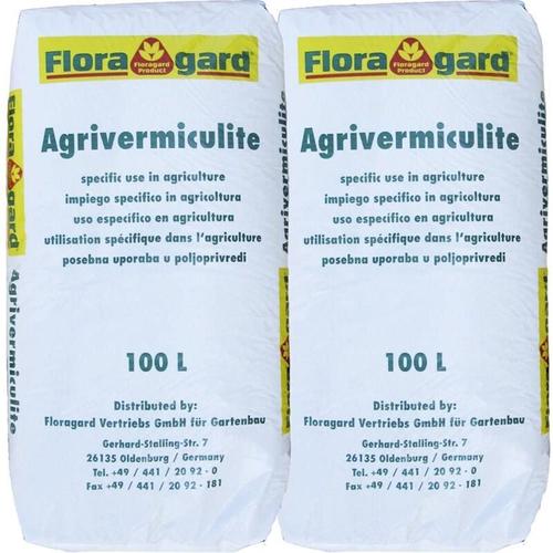 Agri Vermiculite Substralverbesserer Erdenverbesserer Brutsubstrat (2 x 100L) – Floragard