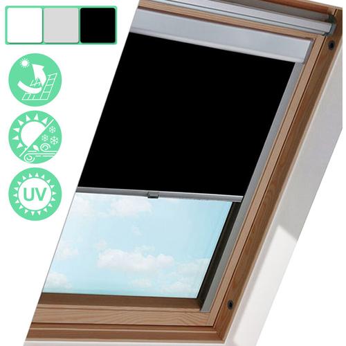 Dachfenster Rollo Verdunkelungsrollo/Verdunkelung & Thermo Hitzeschutz für VELUX Dachfenster / F04