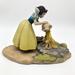 Disney Accents | Disney Snow White And Dopey "A Sweet Send Off" Sculpture Vintage | Color: Blue/Yellow | Size: Os