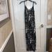 Michael Kors Dresses | Michael Kors Animal Print Maxi Dress Size Small | Color: Black/Gray | Size: S