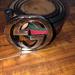 Gucci Accessories | Gucci Web Belt With G Buckle For Sale | Color: Black/Green | Size: 28-32